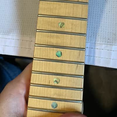 2004 Fender USA American 50th Anniversary Deluxe Stratocaster Guitar Neck 22 Fret Maple FB (Clean) image 15