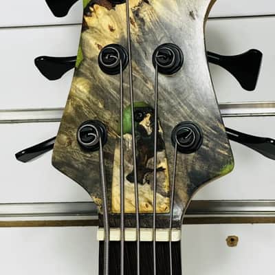 Tom Martinson Phat 5 - Hand Made Single Cutaway 5-String Bass image 8