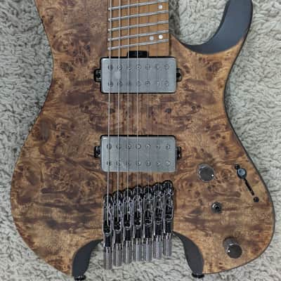 Mint Ibanez QX527PBABS Headless Electric Guitar w/Bag - Antique Brown Stain image 3