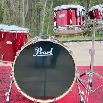 Pearl Music City Custom Maple/Gum Shell Pack 2025 - Red Glitter image 4