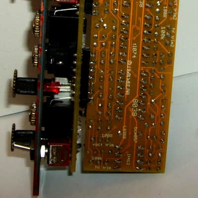zlob Modular Steampunk Dual VCO -4hp 2026 mint+ - white/black & bronze image 5
