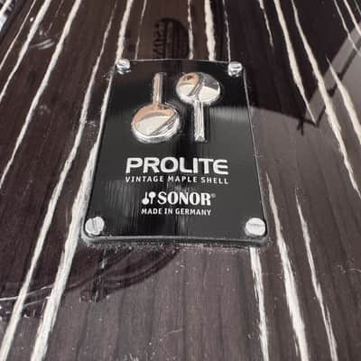 Sonor ProLite Ebony White Stripes Drumset 2012-2025 - Ebony White Stripes image 9