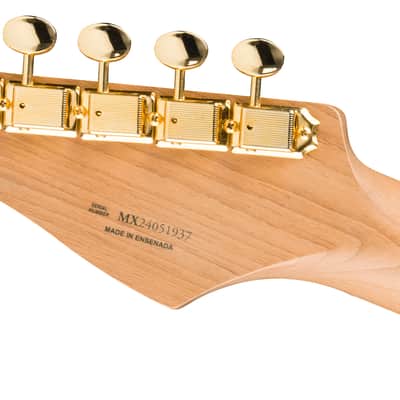 Fender Limited Edition Vintera II 50s Stratocaster Gold MN WBL - White Blonde image 5