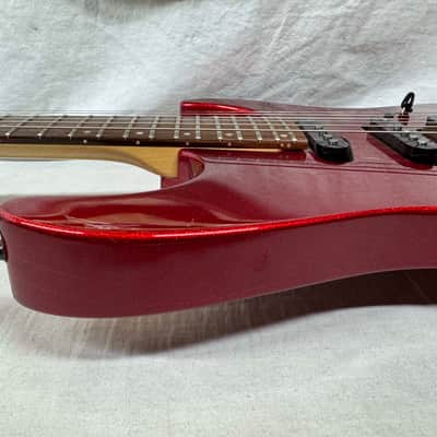 Hamer USA Centaura HSS Guitar with Reverse Headstock + Case - Metallic Candy Apple Red image 21