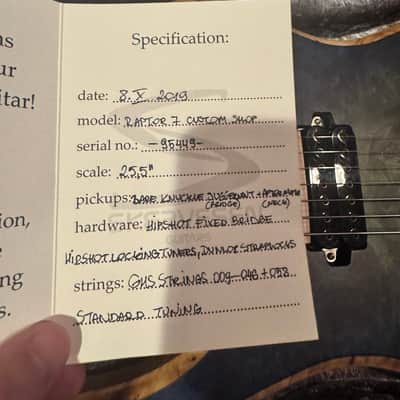Skervesen Raptor 7 2019 - Ocean Blue Satin image 7