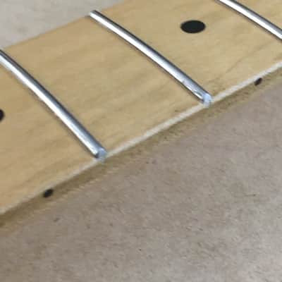 LEFTY Custom Vintage Fender Lic. Strat Neck Satin Nitro Lacquer Reverse Relic Bone Nut Loaded Stratocaster image 14