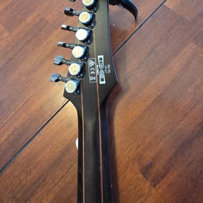 Ibanez S61AL-BML Axion Label 2019 - 2020 - Black Mirage Gradation Low Gloss image 7