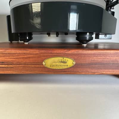 Custom made turntable isolation platform made with Solid padauk wood image 5