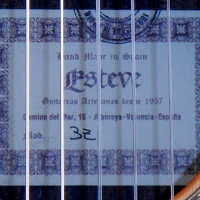 Esteve 3Z classical guitar/ Cedar top / Ziricote back and sides / Made in Spain image 7