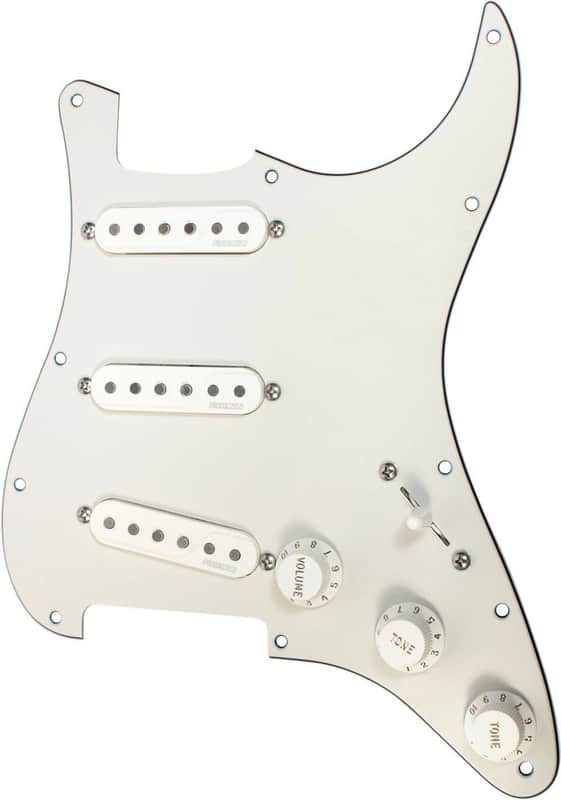 Fishman PRF-STR-WPG Fluence SSS Single Width Loaded Strat Pickguard image 1