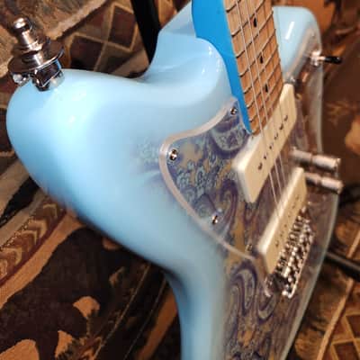 Jazzmaster Handcrafted Blue Paisley with Classic Fender Pickups Jazzmaster 2025 - High Gloss image 4