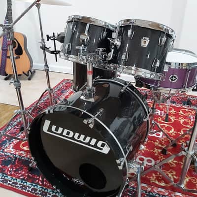 Ludwig Classic Birch 2000's Black Sparkle image 2