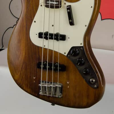Vintage 1973 Fender Jazz Bass Guitar, Replacement Neck, Gig Bag image 4