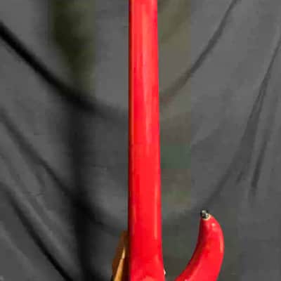 Fernandes FRB-55 MIJ 32" Medium Scale - Red Revolver Bass image 13