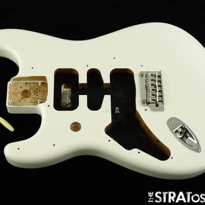 LEFTY Fender Player II Stratocaster BODY + HARDWARE, Strat Alder Polar White image 1
