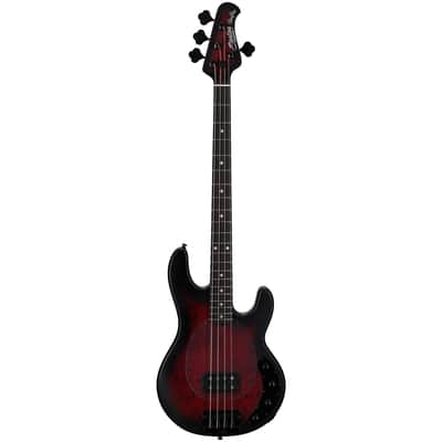 Sterling by Music Man Ray34 Electric Bass Guitar, Dark Scarlet Burst, Open Box (Very Good) image 4