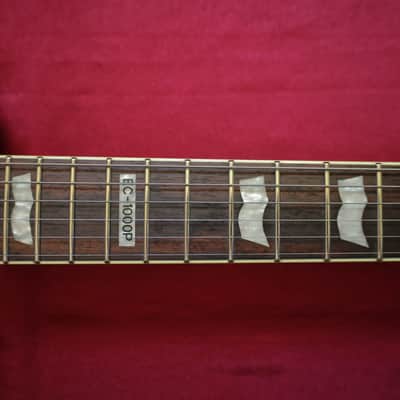ESP LTD EC-1000 Piezo with Rosewood Fretboard 2017 - See Thru Black image 6