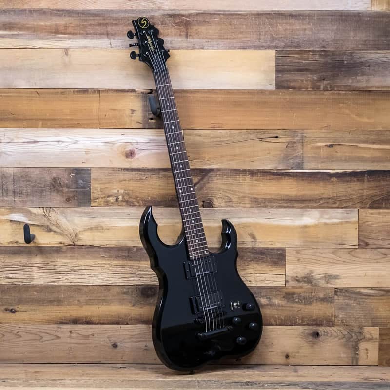 Samick Greg Bennett Metalhead MH2 Electric Guitar, Metallic Black