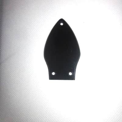 Flying V Mini Arrowhead Style 1 Ply Black Vinyl Truss Rod Cover for Guitar Headstock (Blemished) image 1