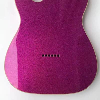 Purple Alder Wood Telecaster Tele Style Guitar Body image 5