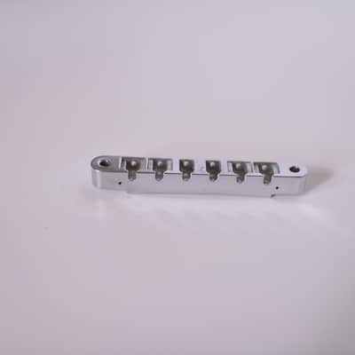 Gibson ABR-1 Tune-O-Matic Bridge with No Saddles Chrome image 5