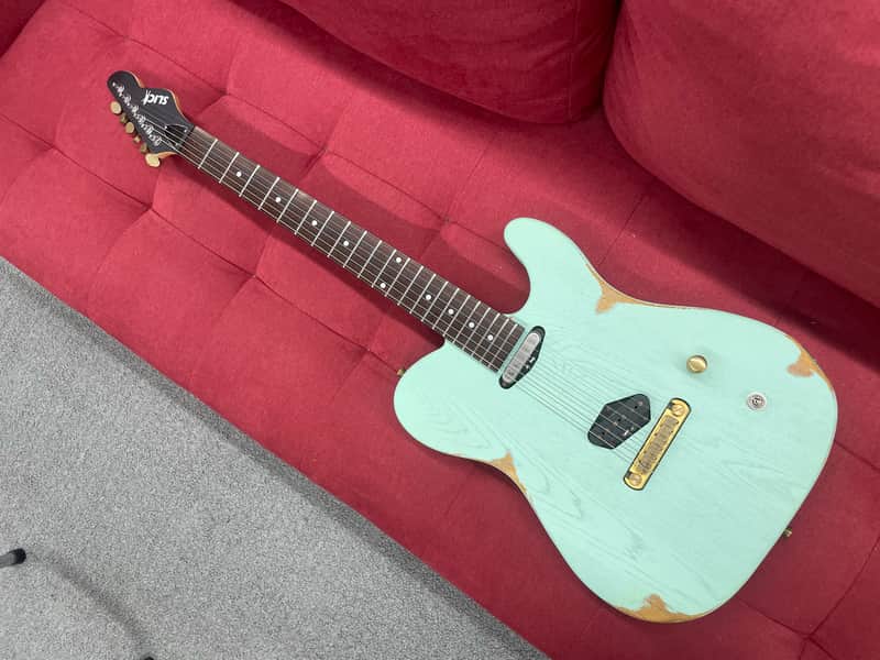 Slick SL50 T-Style Electric Guitar - Aged Surf Green image 1