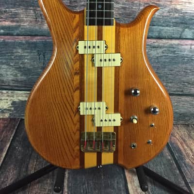 Used Hayakawa Eagle Neck Through 4 String Electric Bass with Case image 2
