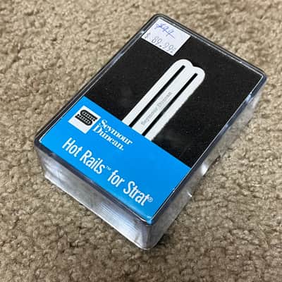 Seymour Duncan SHR-1b Hot Rails Strat White Bridge image 6