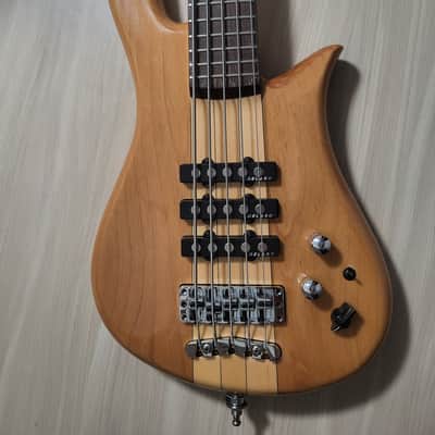 Warwick RockBass Streamer NT 5 String Electric Bass Guitar Natural image 2