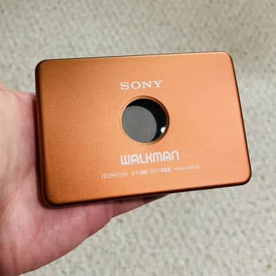 [RARE] SONY EX808 Walkman Cassette Player ! Excellent Orange ! Working ! image 6