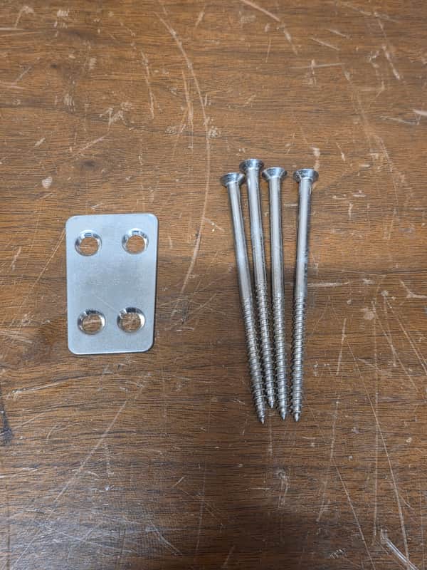 Framus Neck Plate and Screws Acoustic 5/195 Western 1960s image 1