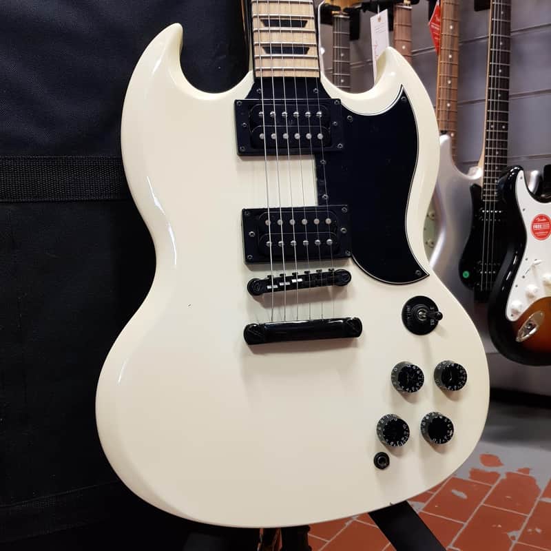 Epiphone Sg G 400 Custom Shop Limited Edition Alpine White | Reverb