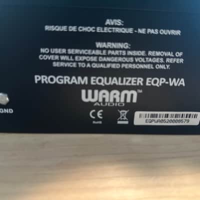 Warm Audio EQP-WA Pultec-Style Tube EQ – Excellent Condition - PRICED TO MOVE (Listing 2 of 3) image 3