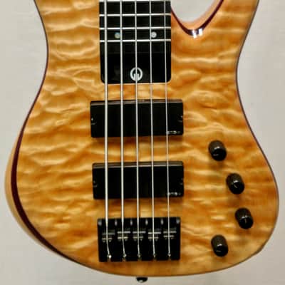 G.Gould GGi5 in Natural Quilt Maple – Graphite Neck – NAMM Display - 9.05 pounds – #1277 image 1