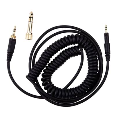 ATH-M70x Audio Cable Coiled Replacement 3.5mm/6.35mm to 2.5mm Male AUX Extension Cords Compatible with Audio Technica ATH-M50x ATH-M40x ATH-M60X Headsets image 6