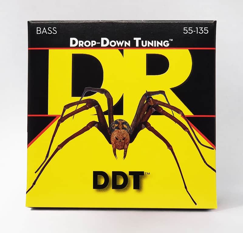 DR DDT5-55 Drop Tuning Bass Guitar Strings; 5-String gauges 55-135 image 1