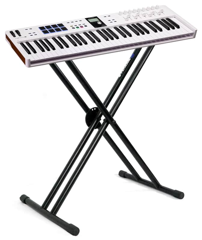 ARTURIA Keylab Essential 61 mk3 White 61-Key USB MIDI Keyboard Controller+Stand image 1