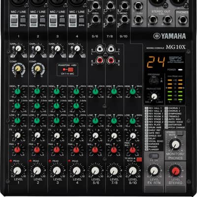 Yamaha MG10X CV 10-Channel Analog Mixer w/ Effects image 1