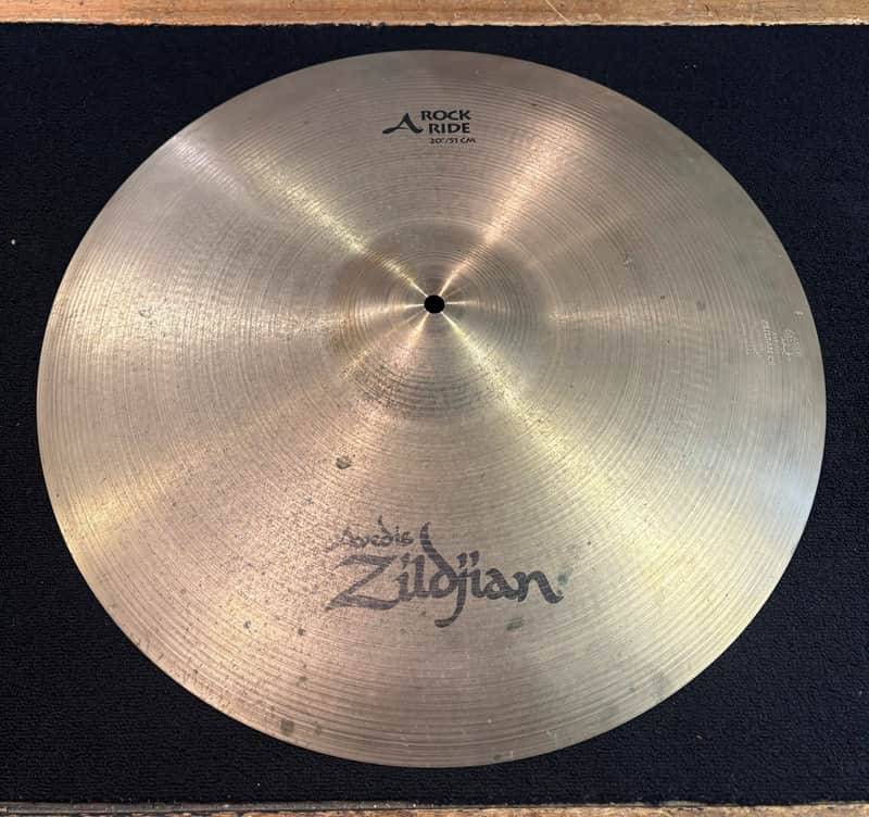 Zildjian Used 20 in. A Rock Ride Cymbal 2717g image 1