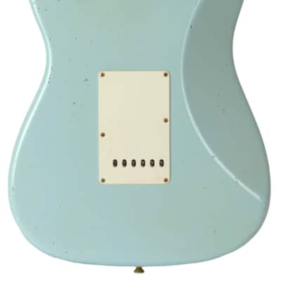 New Fender Custom Shop Dennis Galuszka Masterbuilt Roasted '59 Stratocaster Journeyman Aged Sonic Blue #R139040 image 4