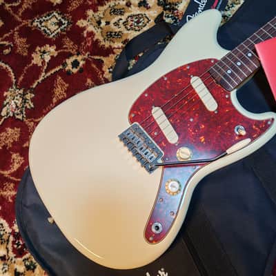 2019 Fender Char Signature Mustang Zicca Limited Edition Olympic White w/ Matching Headstock, Japanese Domestic Only, MIJ Japan image 2