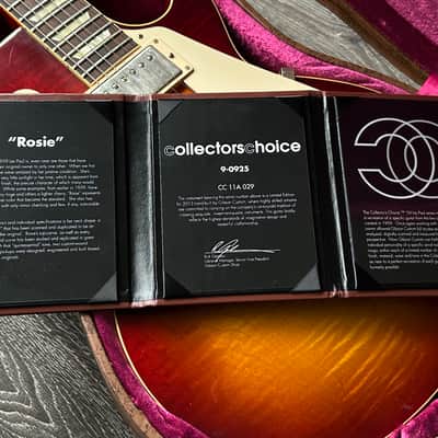 Gibson Les Paul Standard 1959 Collectors Choice #11 Rosie Custom Shop image 4