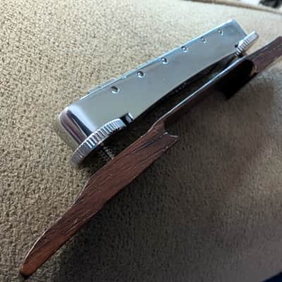 Gibson 1970s ABR-1 Tune-O-Matic Bridge w 1963 Rosewood Base image 12