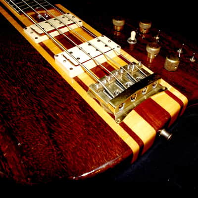 J. K. LADO SUPER FALCON II 1981 Natural. SOLID WOOD BASS. Incredible Sound. HANDBUILT. Beautiful. image 16