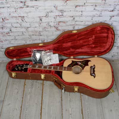 Gibson - Dove Original - Acoustic-Electric Guitar - Antique Natural - w/ Hardshell Case - x6103 image 13
