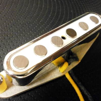 Q pickups Telecaster WHITE QUARTER POUND Pickups Set Custom Tele Bridge Neck .250" A5 Hand Wound image 9