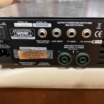 Ashdown ABM 500RC EVO III 575W Rackmount Bass Head Silver image 8