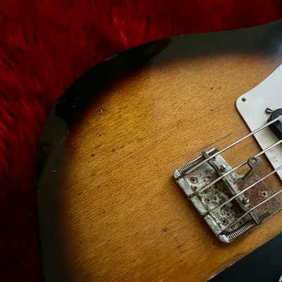 c.1964- Teisco/Teisco Del Rey NB-4/EB-200 MIJ Vintage Bass “Sunburst” image 8