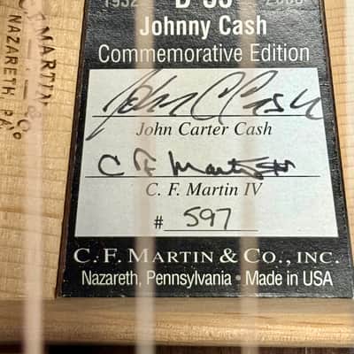 Martin D-35 Johnny Cash Signature Limited Edition 2007 Commemorative Edition image 10