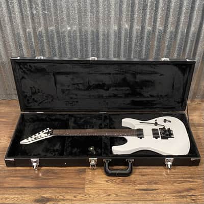 ESP LTD M-1000 Snow White Guitar & Case #0152 Used image 2